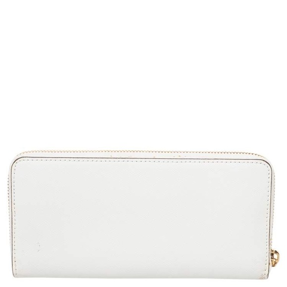 Michael Kors White and Gold Zip-Around Wallet - Picture 3 of 8